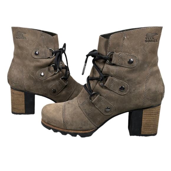 Sorel Addington Boots GUC $250 Size 10    S2931 - Picture 1 of 12